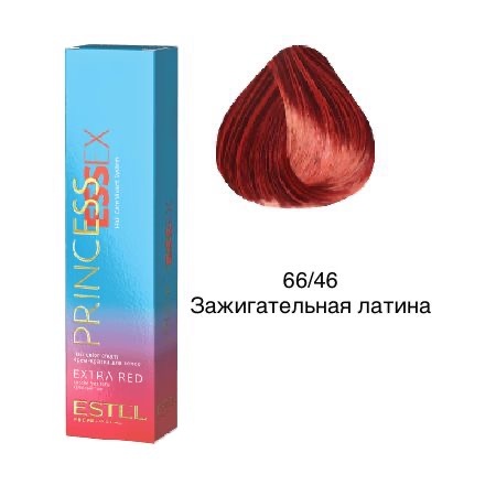 Princess essex extra red. 66/46 Princess Essex Extra Red 66/46 зажигательная латина. Эстель Экстра ред 66/46. Крем краска Estel Princess Essex Extra Red r66/46, 60 мл. Ре Essex Extra Red/Экстра красные тона, 60 мл.