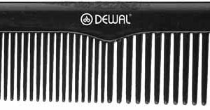 DEWAL PRO ЭКОНОМ Расческа карманная, черная, 14,5см