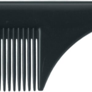 DEWAL PRO ЭКОНОМ Расческа рабочая с металлическим хвостиком, черная, 20,5см