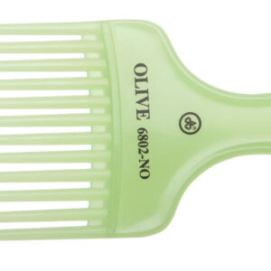 DEWAL PRO OLIVE Гребень моделирующий, зеленый 6,7х 15,8см