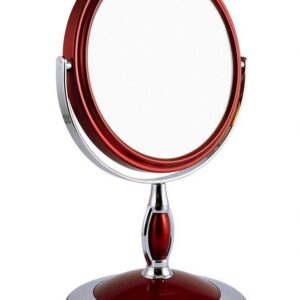 WEISEN B6 806 RUBY/C Red Зеркало настольное двухстороннее, 5-кр.увеличение 15см