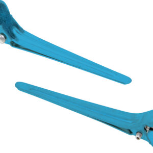 DEWAL PRO CL2415 blue Зажим для волос металл, голубой, 1шт