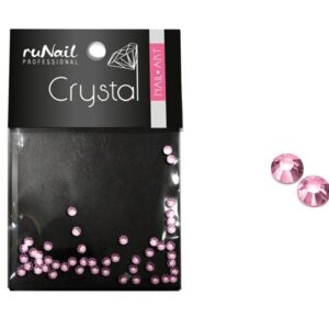 RUNAIL Дизайн для ногтей стразы розовые 1,5мм, 50шт №1483