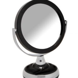 WEISEN B4 162 BLK/C Зеркало настольное двухстороннее, 3-кр.увеличение