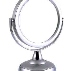 WEISEN B4 162 S3/C Silver Зеркало настольное двухстороннее, 3-кр.увеличение 12,5см