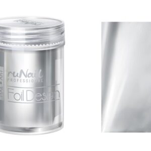 RUNAIL Дизайн для ногтей фольга (серебряный) 1,5м