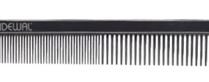 DEWAL PRO PRIME Расческа рабочая комбинированная, черная, 18см