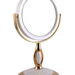 WEISEN B4 906 PER/G % WPearl&Gold Зеркало настольное двухстороннее, 3-кр.увеличение 12,5см