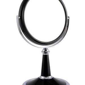 WEISEN B6 209 BLK/C Black Зеркало настольное двухстороннее, 5-кр.увеличение 15см