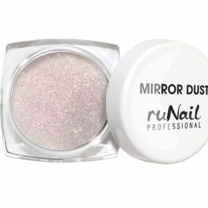 RUNAIL Зеркальная пыль для втирки с аппликатором сиреневая №3177