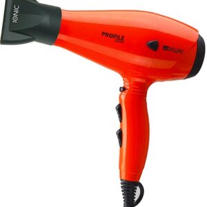 DEWAL PRO PROFILE Фен оранжевый, вес 570гр, 2200Вт, ионизация, 2 насадки, провод 3м