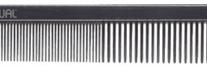 DEWAL PRO PRIME Расческа рабочая комбинированная, черная, 19см