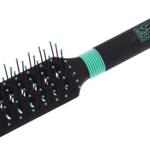 DEWAL BEAUTY БИРЮЗА Щетка продувная, с нейлоновым штифтом, прямоугольная, 9 рядов