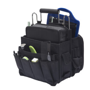 DEWAL PRO Сумка для парикмахерских инструментов черная, 26х27х23см