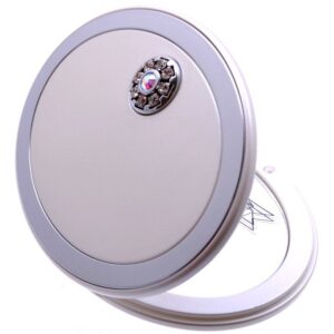 Зеркало T 661 m PER/C WPearl  компакт. 5-кр.ув. с крист.