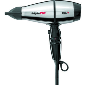 BABYLISS PRO STEELFX Фен стальной, 2000Вт, ионизация, 1 насадка
