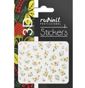 RUNAIL Наклейки для дизайна ногтей 3D №1632