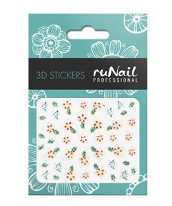 RUNAIL Наклейки для дизайна ногтей 3D №1629