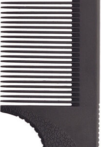 DEWAL PRO SUPER THIN Расческа рабочая с ручкой, широкая, черная, 20,5см
