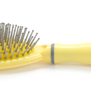 DEWAL BEAUTY ЛИМОННЫЙ ПУДИНГ Щетка массажная, с нейлоновым штифтом, овальная