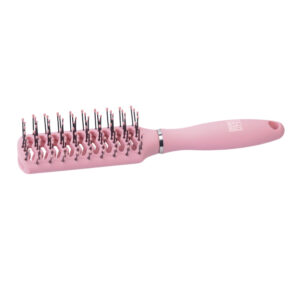 DEWAL BEAUTY КЛУБНИЧНАЯ ГЛАЗУРЬ Щетка продувная с пластиковым штифтом, прямоугольная