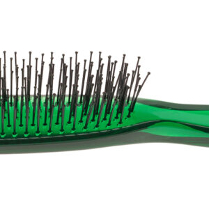 DEWAL PRO VITRAGE Щетка для укладки зеленая с нейлоновой щетиной, 6 рядов