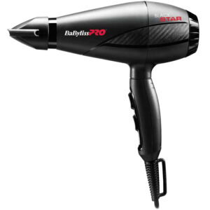 BABYLISS PRO Фен BLACK STAR 2000Вт, 2 насадки