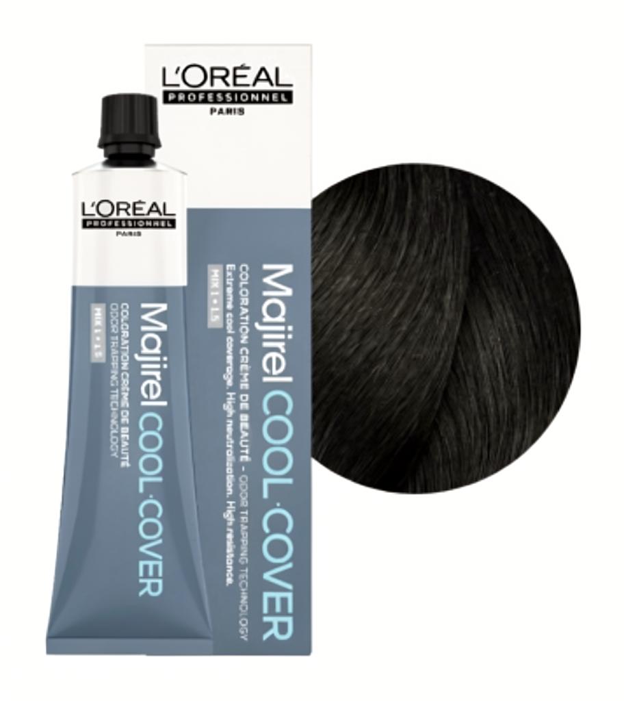 L'OREAL PROFESSIONNEL 5.1 MAJIREL COOL COVER КРАСКА ДЛЯ СЕДЫХ ВОЛОС СВЕТЛЫЙ ШАТЕН ПЕПЕЛЬНЫЙ, 60мл