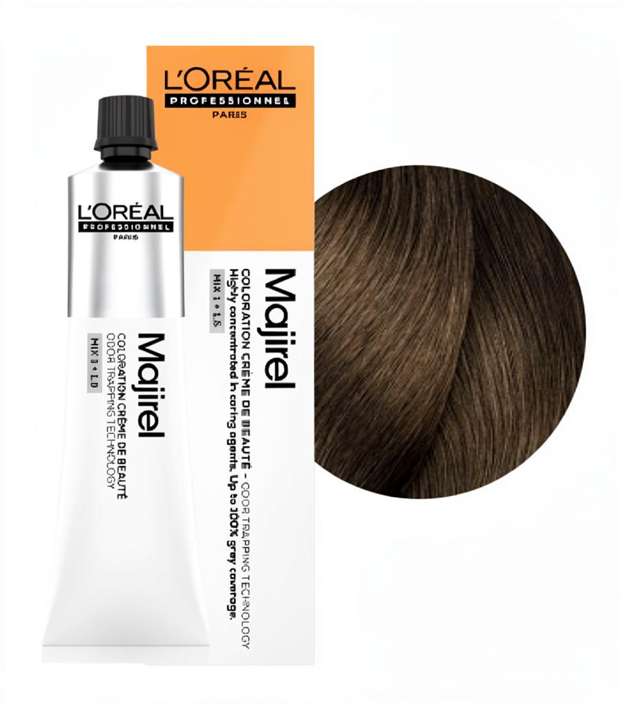 L'OREAL PROFESSIONNEL 6.3 MAJIREL СТОЙКАЯ КРАСКА ДЛЯ ВОЛОС ТЕМНЫЙ БЛОНДИН ЗОЛОТИСТЫЙ, 60мл