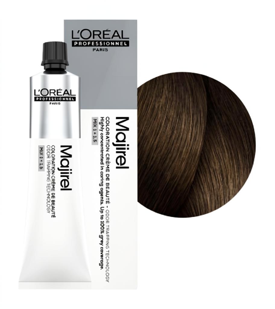 L'OREAL PROFESSIONNEL 6.0 MAJIREL СТОЙКАЯ КРАСКА ДЛЯ ВОЛОС ТЕМНЫЙ БЛОНДИН ГЛУБОКИЙ, 60мл