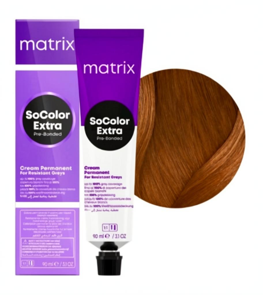 MATRIX PROFESSIONAL 506NW SOCOLOR PRE-BONDED КРЕМ-КРАСКА ДЛЯ СЕДЫХ ВОЛОС ТЕМНЫЙ БЛОНДИН ТЕПЛЫЙ НАТУРАЛЬНЫЙ с бондером, 90мл