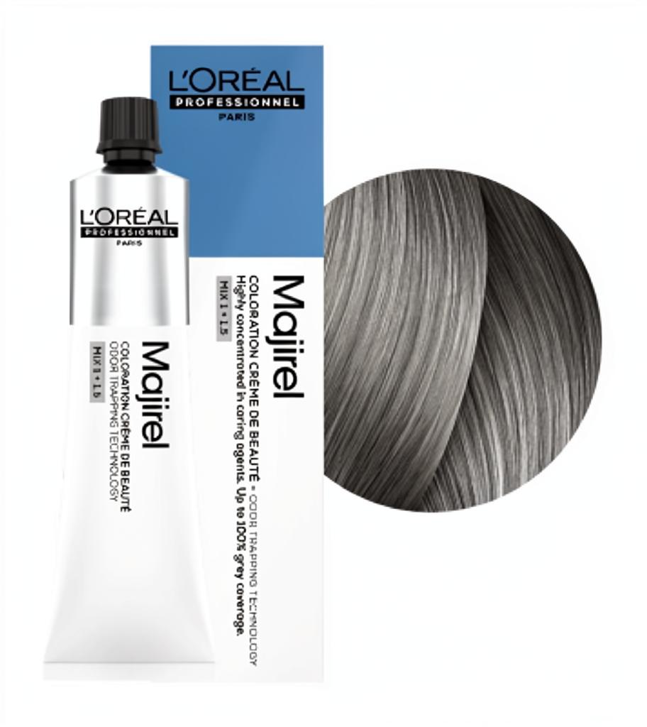 L'OREAL PROFESSIONNEL 8.1 MAJIREL СТОЙКАЯ КРАСКА ДЛЯ ВОЛОС СВЕТЛЫЙ БЛОНДИН ПЕПЕЛЬНЫЙ, 60мл