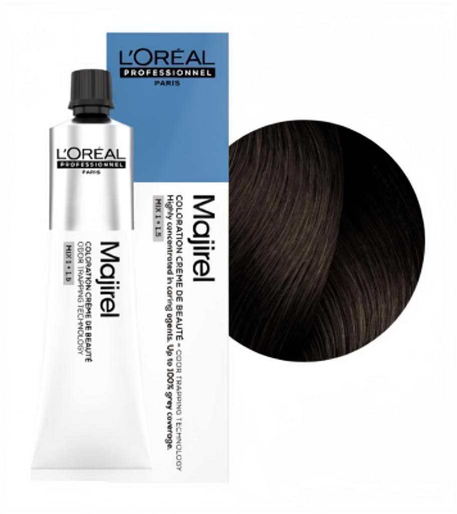 L'OREAL PROFESSIONNEL 5.12 MAJIREL СТОЙКАЯ КРАСКА ДЛЯ ВОЛОС СВЕТЛЫЙ ШАТЕН ПЕПЕЛЬНО-ПЕРЛАМУТРОВЫЙ, 60мл