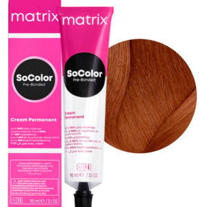 MATRIX PROFESSIONAL 7BC SOCOLOR PRE-BONDED СТОЙКАЯ КРЕМ-КРАСКА ДЛЯ ВОЛОС БЛОНДИН КОРИЧНЕВО-МЕДНЫЙ С БОНДЕРОМ, 90мл