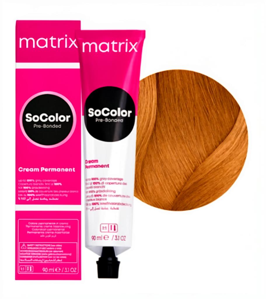 MATRIX PROFESSIONAL 8G SOCOLOR PRE-BONDED СТОЙКАЯ КРЕМ-КРАСКА ДЛЯ ВОЛОС СВЕТЛЫЙ БЛОНДИН ЗОЛОТИСТЫЙ с бондером, 90мл