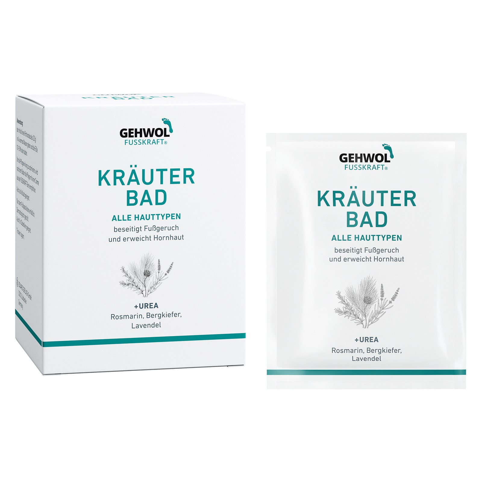 GEHWOL PROFESSIONNEL Травяная ванна для ног FUSSKRAFT, 1 пакетик, 20г