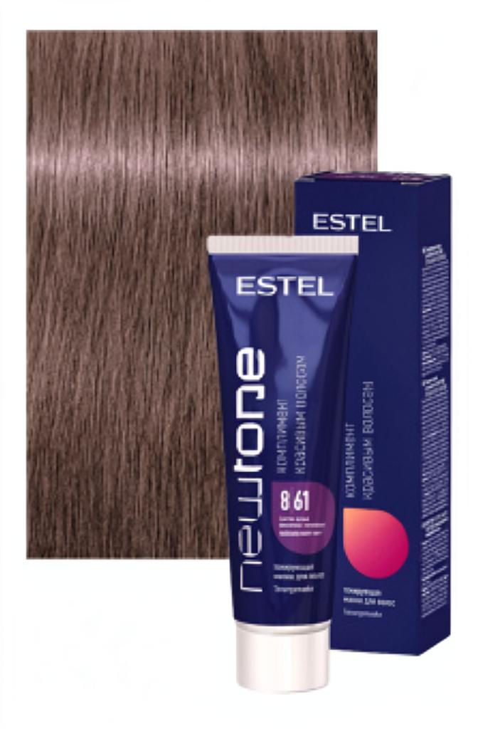 ESTEL PROFESSIONNEL NEWTONE 8/61 Тонирующая маска для волос светло-русый фиолетово-пепельный, 60мл