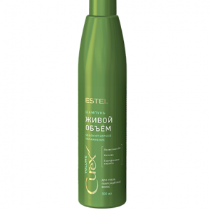 ESTEL PROFESSIONNEL CUREX VOLUME Шампунь придание объема для сухих и поврежденных волос, 300мл