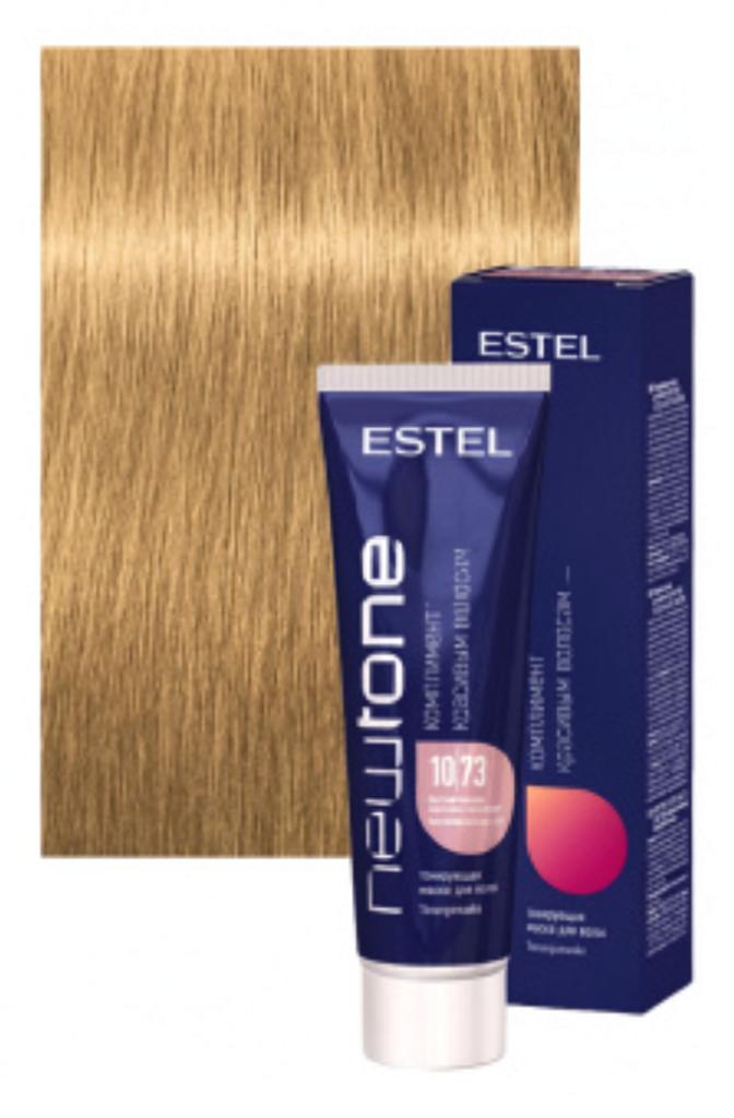 ESTEL PROFESSIONNEL NEWTONE 10/73 Тонирующая маска для волос светлый блондин коричнево-золотистый, 60мл