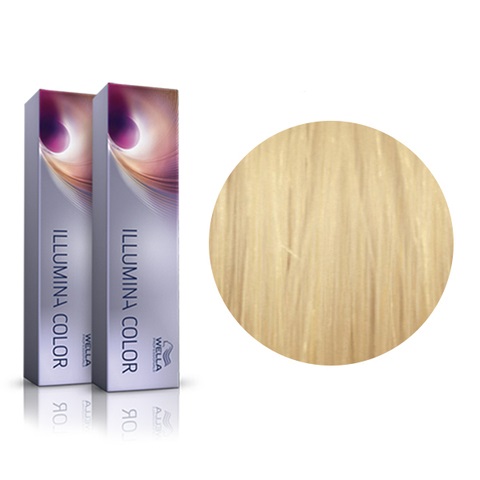 WELLA PROFESSIONAL 10/ ILLUMINA COLOR СТОЙКАЯ КРЕМ-КРАСКА ДЛЯ ВОЛОС ЯРКИЙ БЛОНД, 60мл