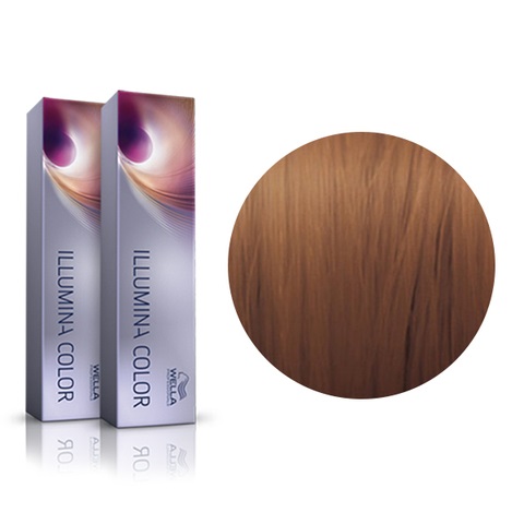 WELLA PROFESSIONAL 7/35 ILLUMINA COLOR СТОЙКАЯ КРЕМ-КРАСКА ДЛЯ ВОЛОС БЛОНД ЗОЛОТИСТО-МАХАГОНОВЫЙ, 60мл