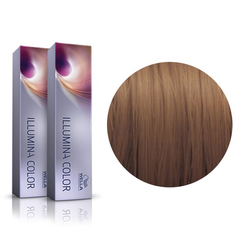WELLA PROFESSIONAL 7/7 ILLUMINA COLOR СТОЙКАЯ КРЕМ-КРАСКА ДЛЯ ВОЛОС БЛОНД КОРИЧНЕВЫЙ, 60мл