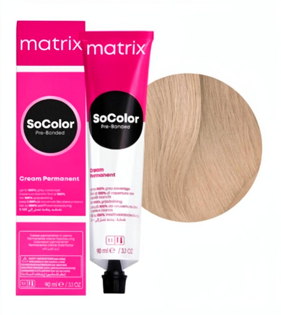MATRIX PROFESSIONAL 11A SOCOLOR PRE-BONDED КРАСКА ДЛЯ ВОЛОС УЛЬТРА СВЕТЛЫЙ БЛОНДИН ПЕПЕЛЬНЫЙ с бондером, 90мл