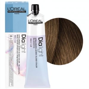 L'OREAL PROFESSIONNEL 7.18 DIA LIGHT ТОНИРУЮЩАЯ КРАСКА ДЛЯ ВОЛОС БЛОНДИН ПЕПЕЛЬНЫЙ МОККА, 60мл