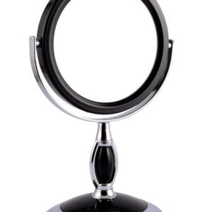 WEISEN B4 906 BLK/C Black Зеркало настольное двухстороннее, 3-кр.увеличение 12,5см