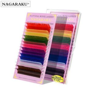 NAGARAKU 0,12D-12mm Ресницы цветные отдельной длинны