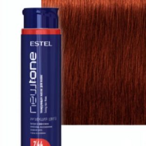 ESTEL PROFESSIONNEL NEWTONE 7/44 Тонирующая маска для волос русый медный интенсивный, 400 мл