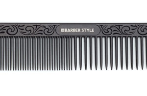 DEWAL PRO BARBER STYLE Расческа для стрижки металлическая, 22см