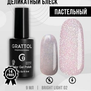 GRATTOL Гель-лак Color Gel Polish Bright Light 02, 9мл