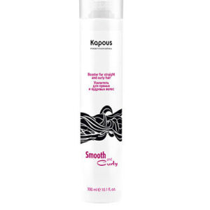KAPOUS PROFESSIONNEL SMOOTH AND CURLY Усилитель для прямых и кудрявых волос двойного действия, 300мл